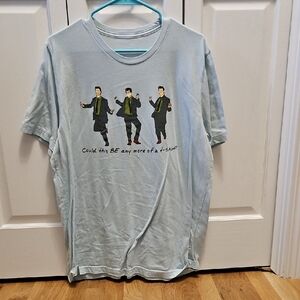 Light Blue Graphic T-Shirt